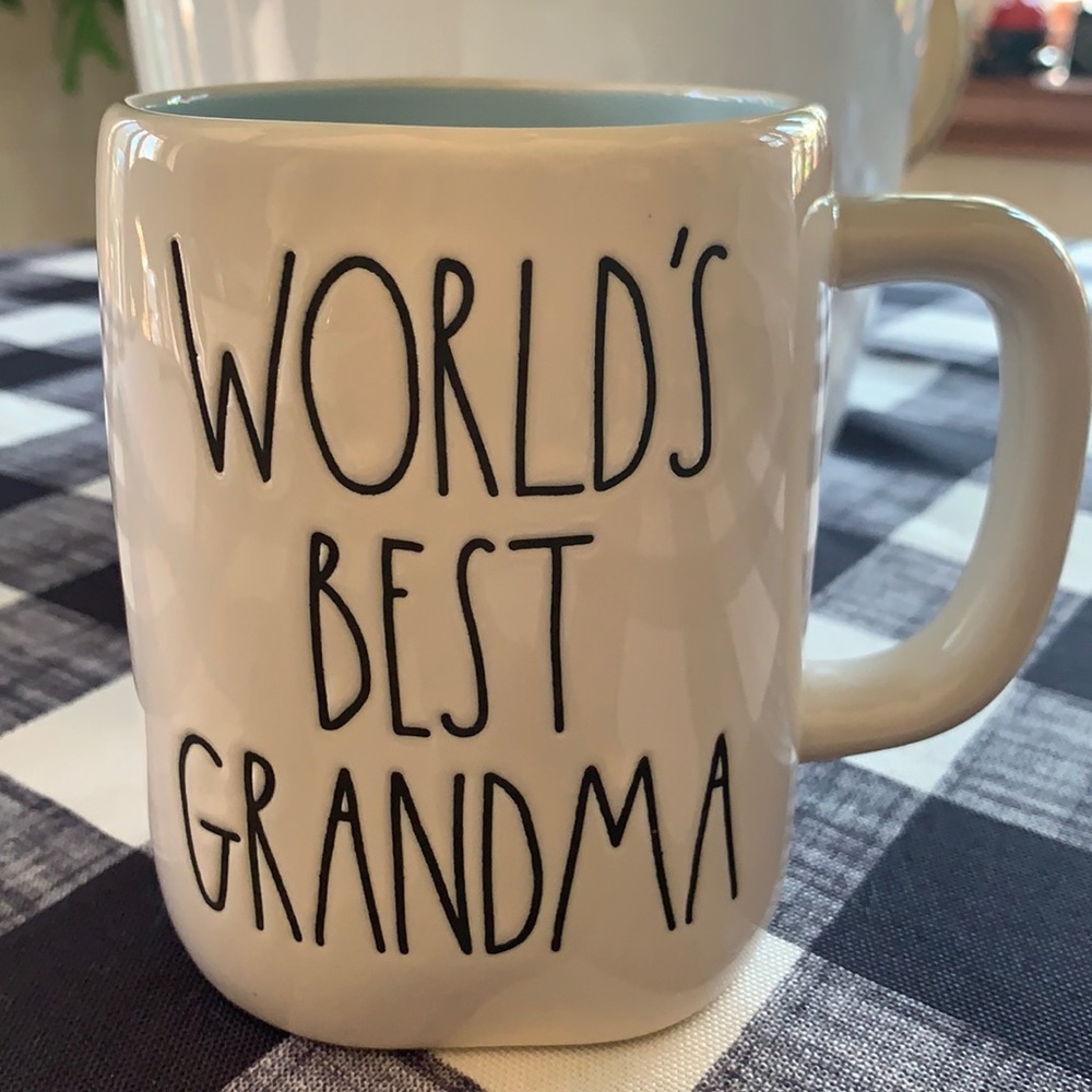 New Rae Dunn WORLDS BEST GRANDMA Coffee Mug NWOT